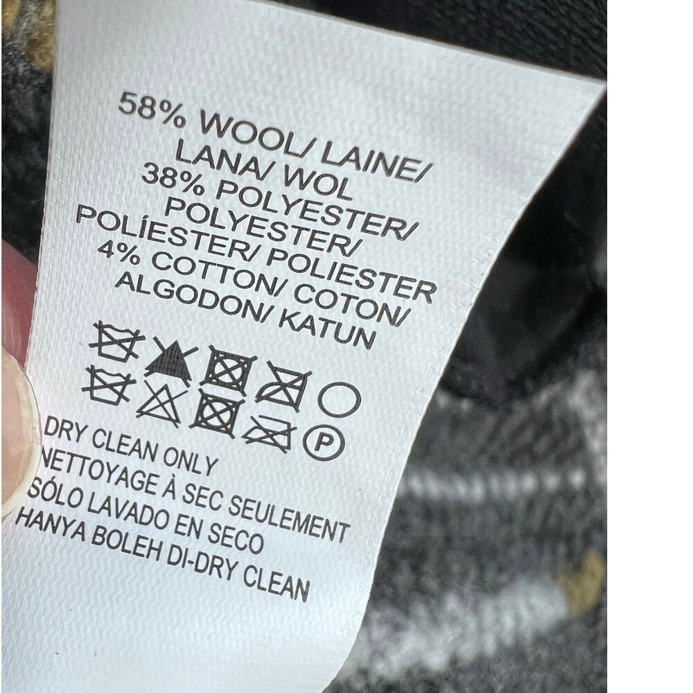 Lucky Brand Wool Size S Cardigan Lagenlook Layering Thick Knit Draped Oversized - Picture 8 of 12